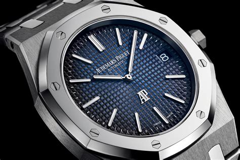 audemars piguet royal oak blue dial replica|ap royal oak retail price.